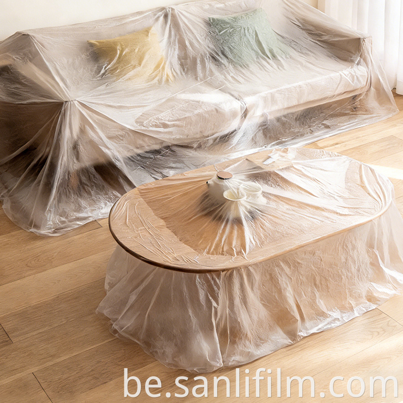 Temporary Shelter for Furniture Protective Film